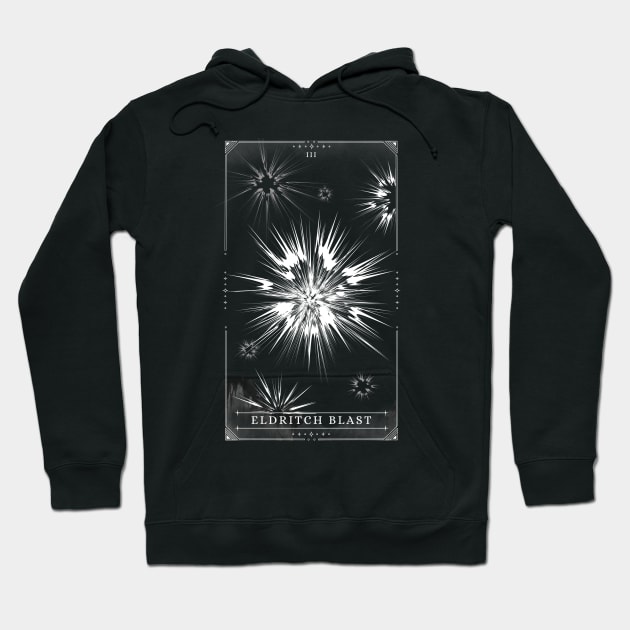 Eldritch Blast Dnd Tarot Card Dungeons and Dragons 5e Hoodie by JaeSlaysDragons
